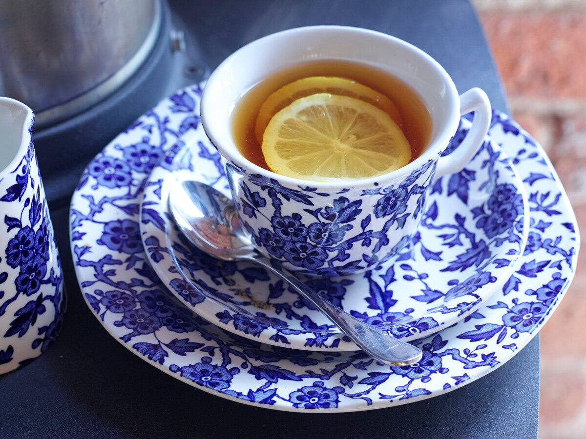 Burleigh Blue Arden Teacup 3 Piece Gift Set