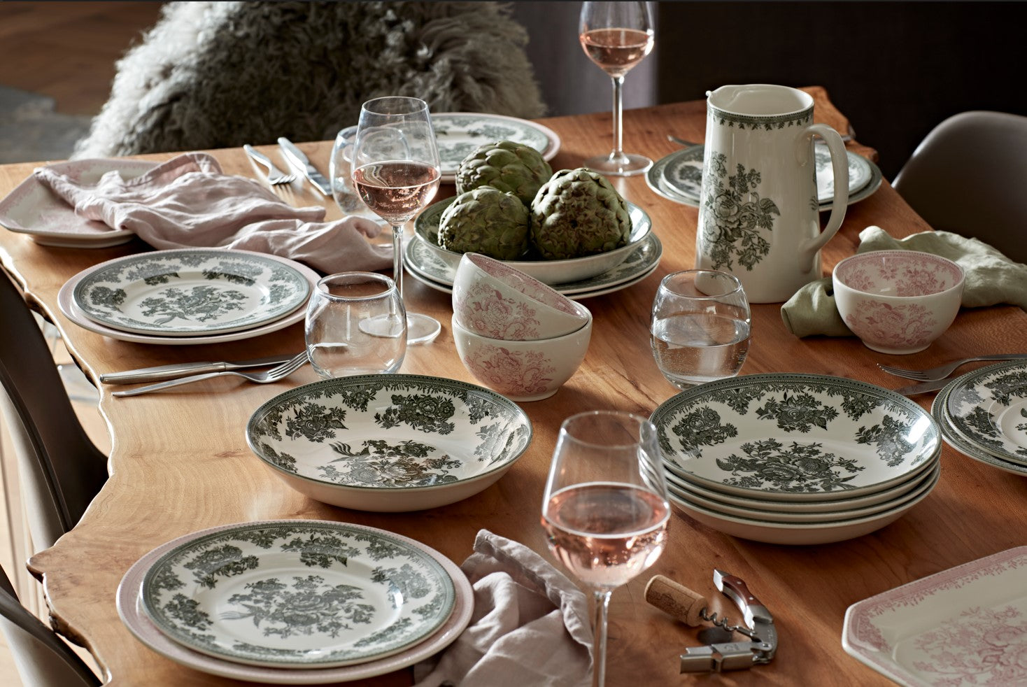 Burleigh Green Asiatic Pheasant Plate 25cm