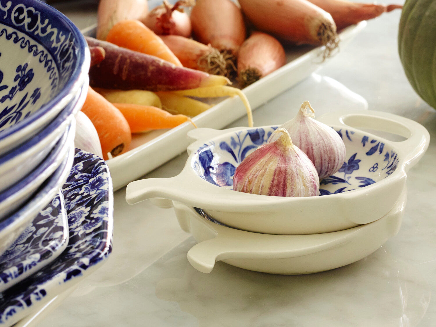 Burleigh Blue Regal Peacock Mini Teapot Tray