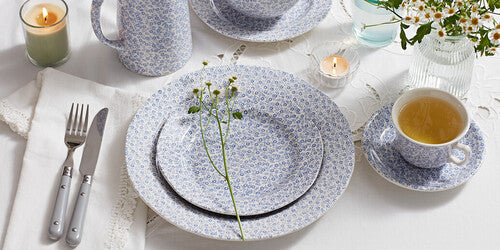 Burleigh Pale Blue Felicity Teacup & Saucer