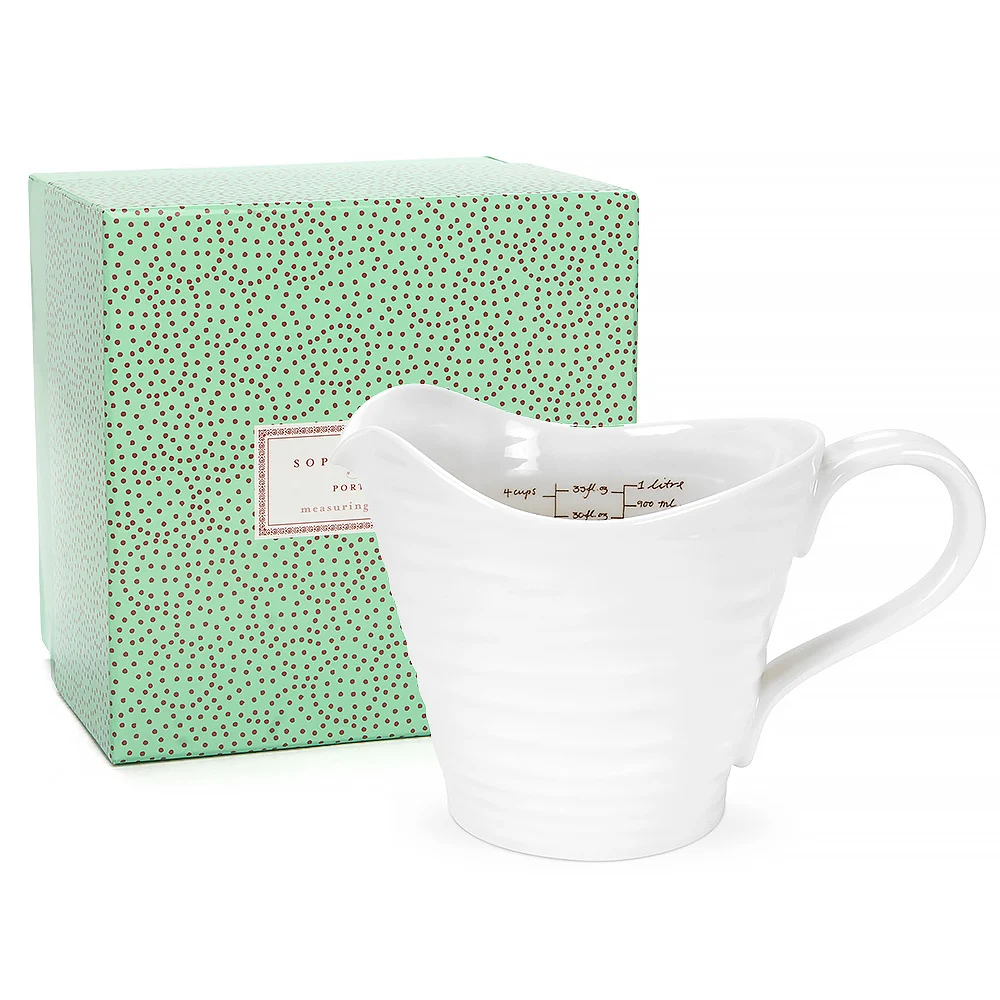 Sophie Conran for Portmeirion Measuring Jug 1ltr - White 1ltr, 15cm tall Single