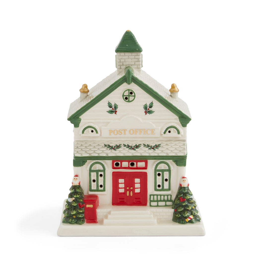 Christmas Tree LED Illuminated Post Office