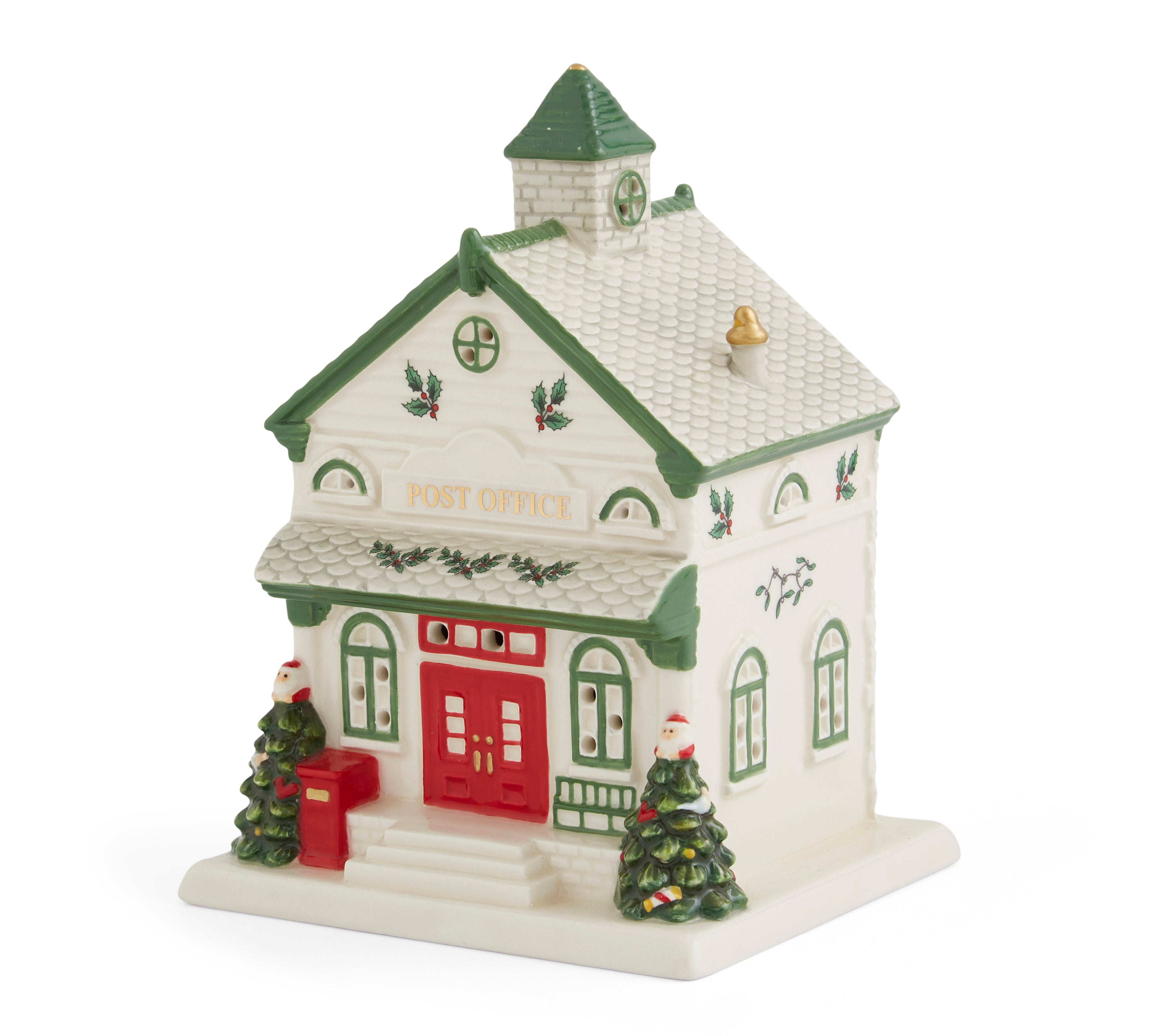 Christmas Tree LED Illuminated Post Office