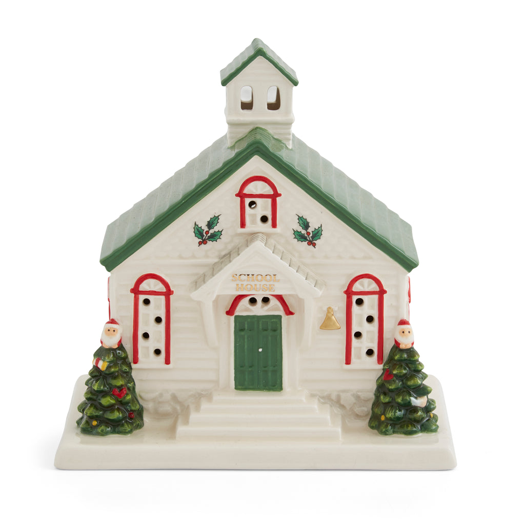 Christmas Tree LED Illuminated School House