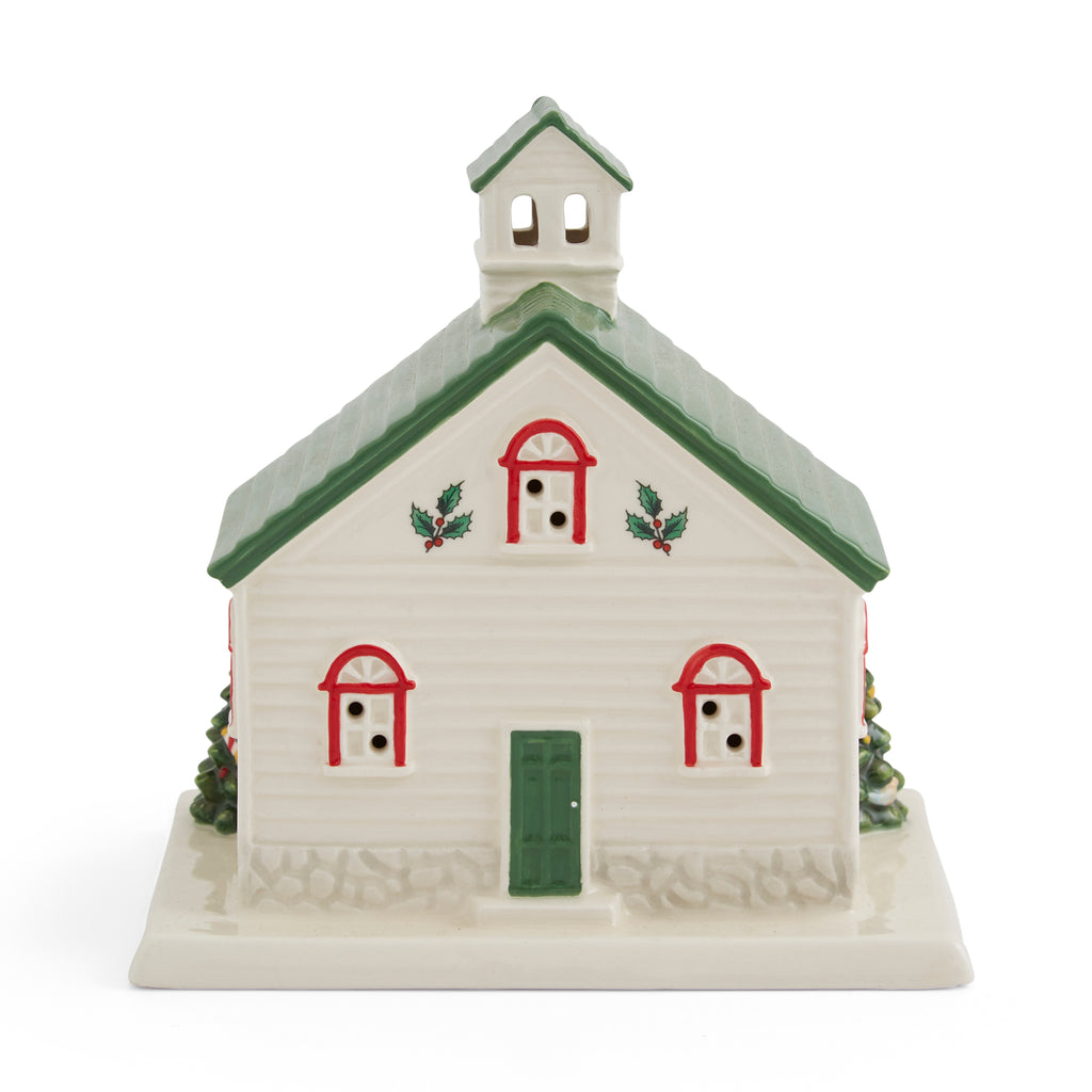 Christmas Tree LED Illuminated School House