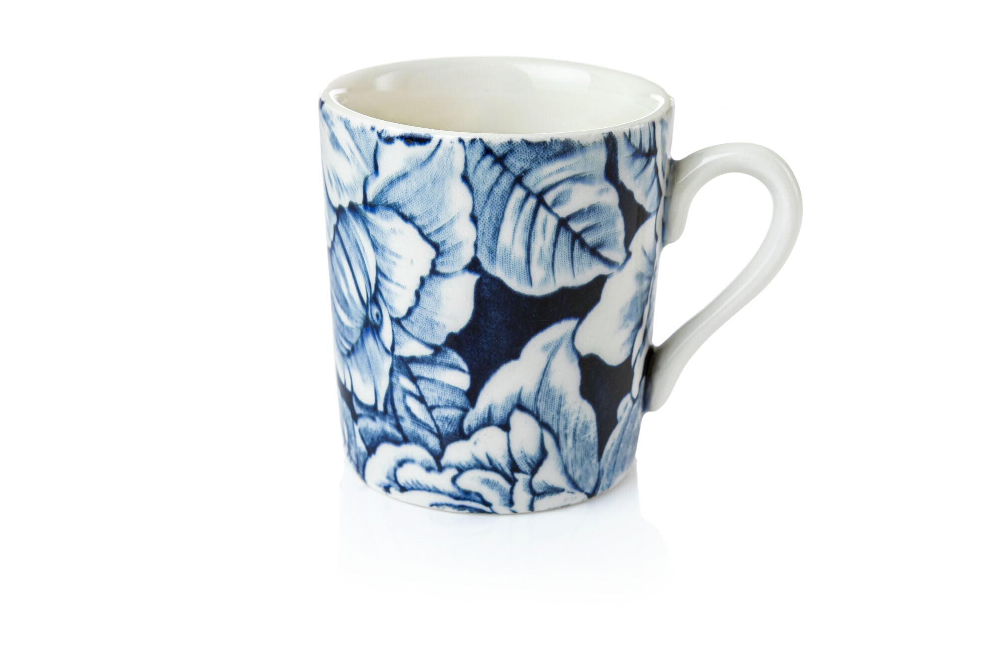 Burleigh Ink Blue Hibiscus Coffee Can 175ml