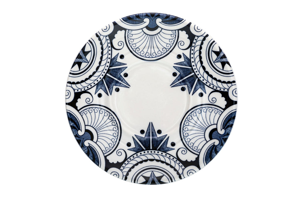 Burleigh Ink Blue Palisade Espresso Saucer 12cm