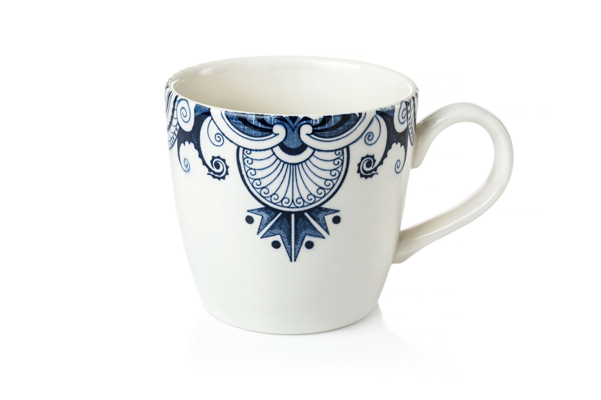 Burleigh Ink Blue Palisade Osbourne Mug 300ml