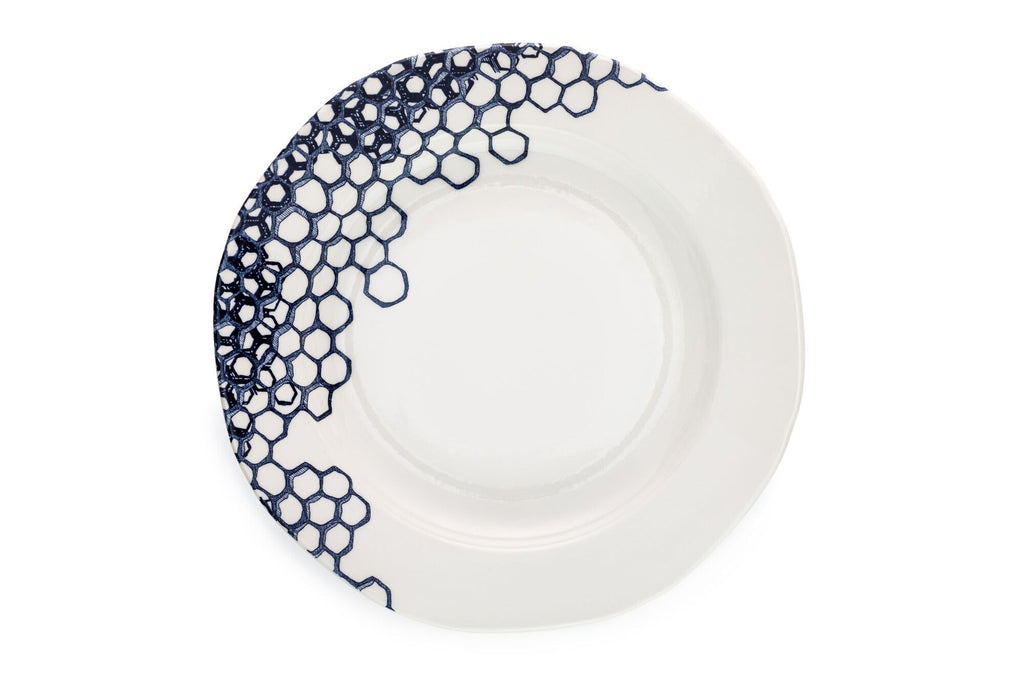 Burleigh Ink Blue Pollen Plate 19cm