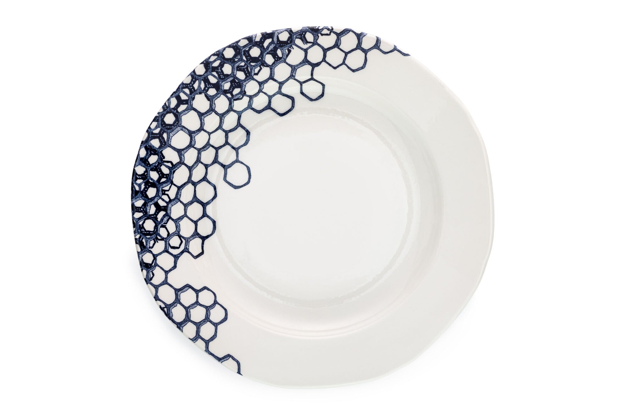 Burleigh Ink Blue Pollen Plate 19cm