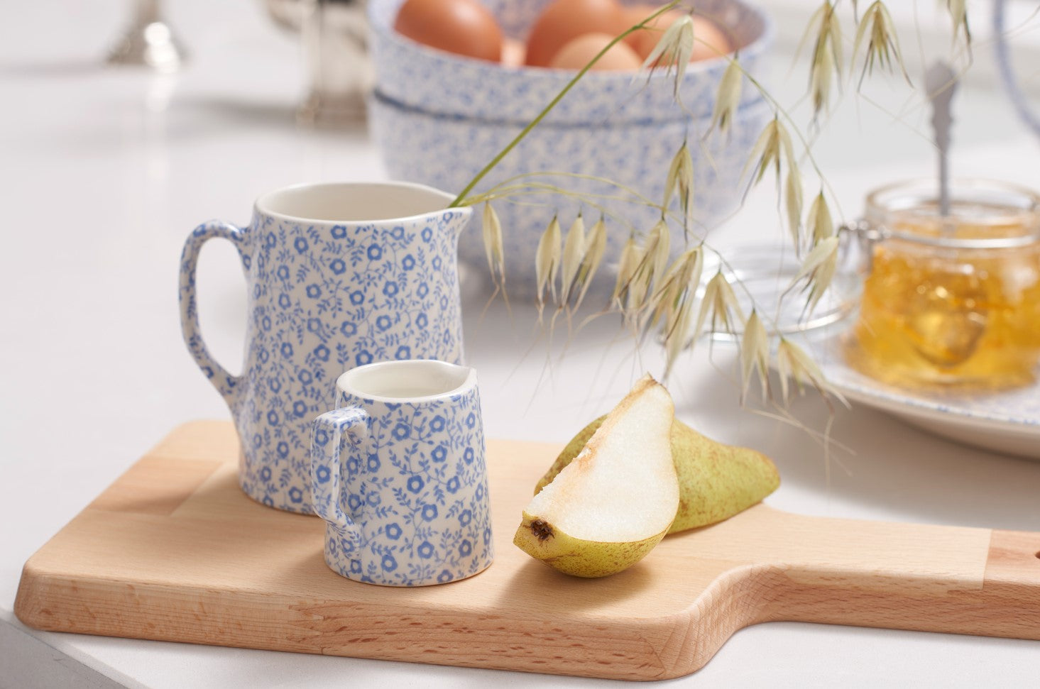 Burleigh Pale Blue Felicity Tankard Jug Mini 160ml/ 0.25 pt