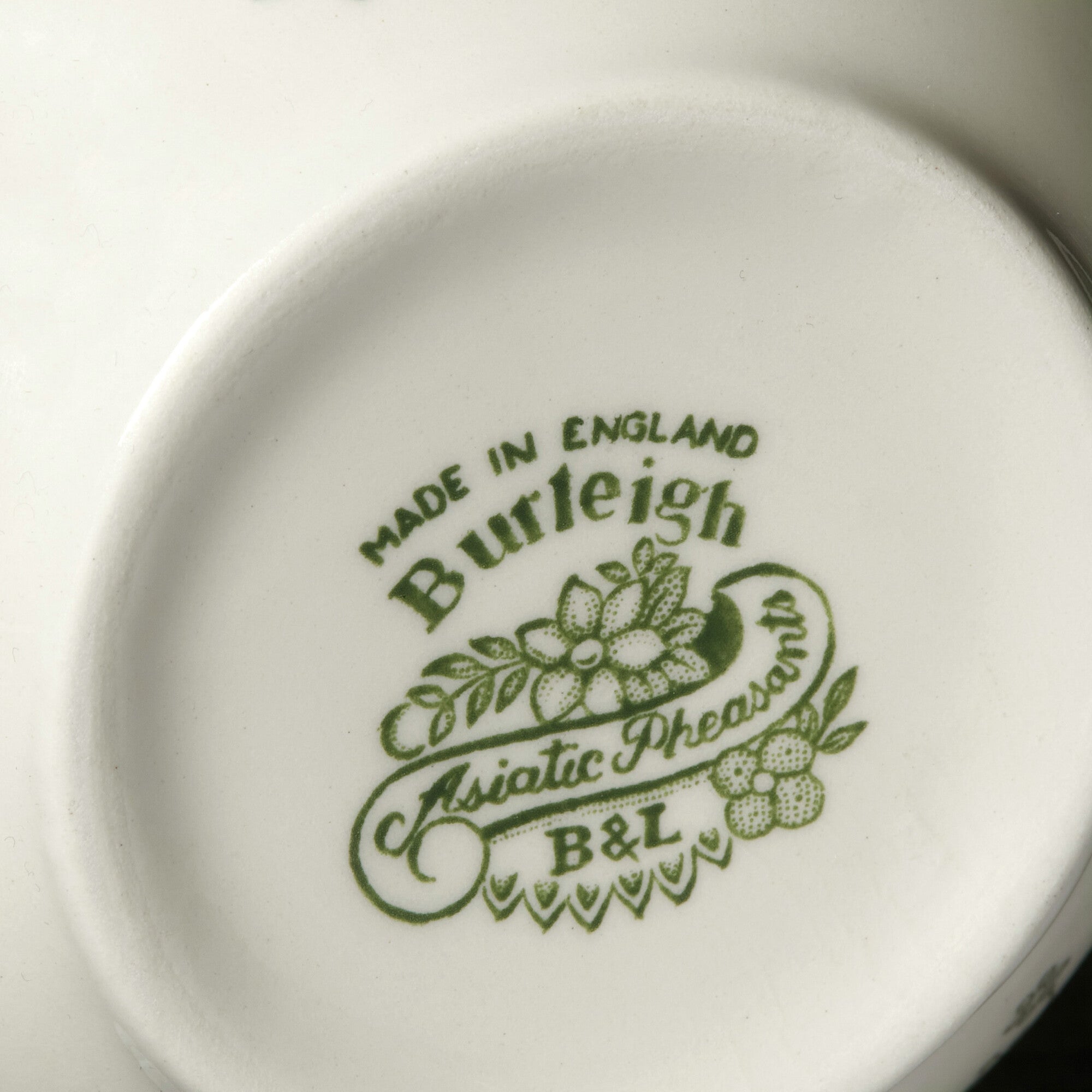 Burleigh Green Asiatic Pheasants Teacup Gift Set