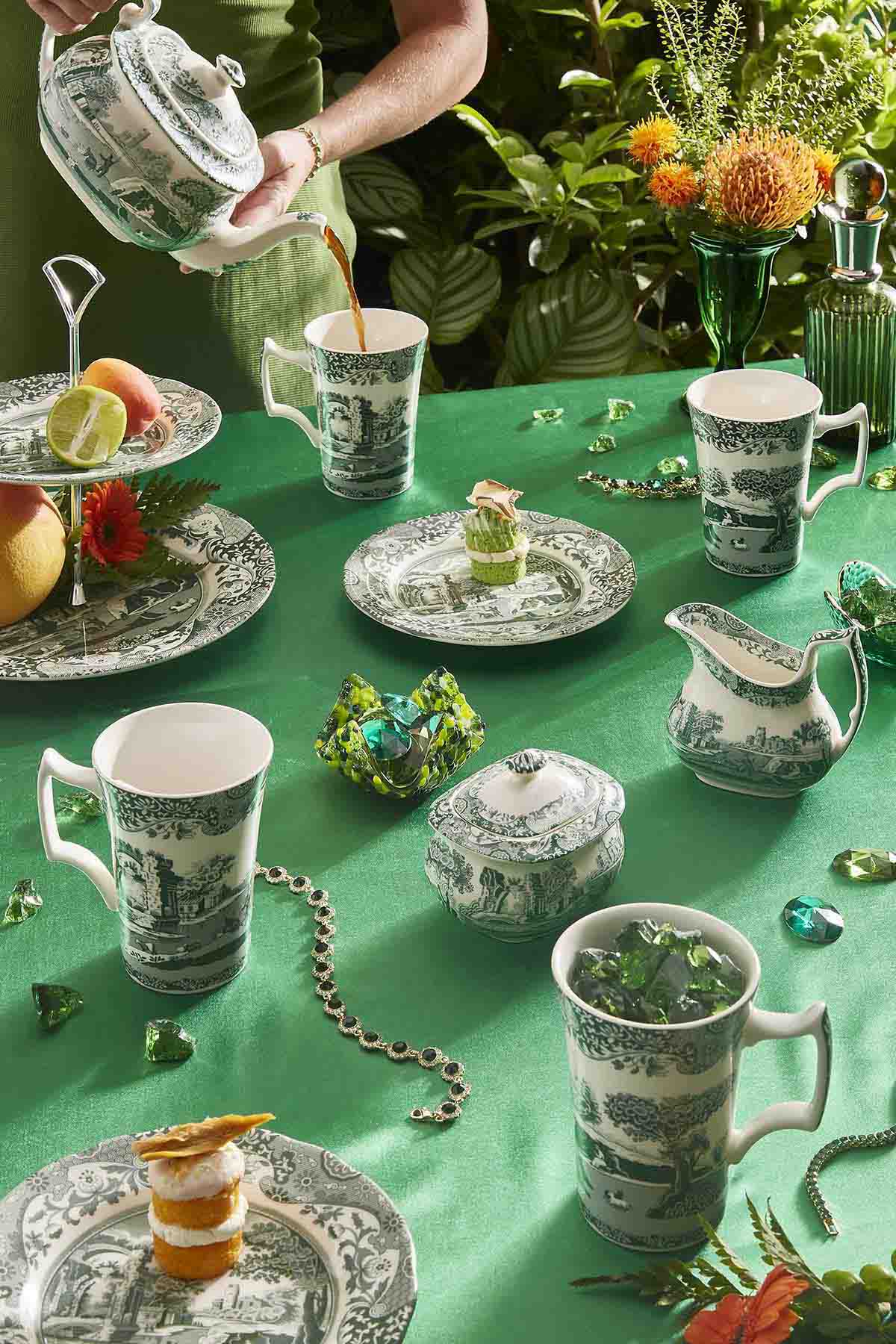 Spode Heritage  Green Italian Mug