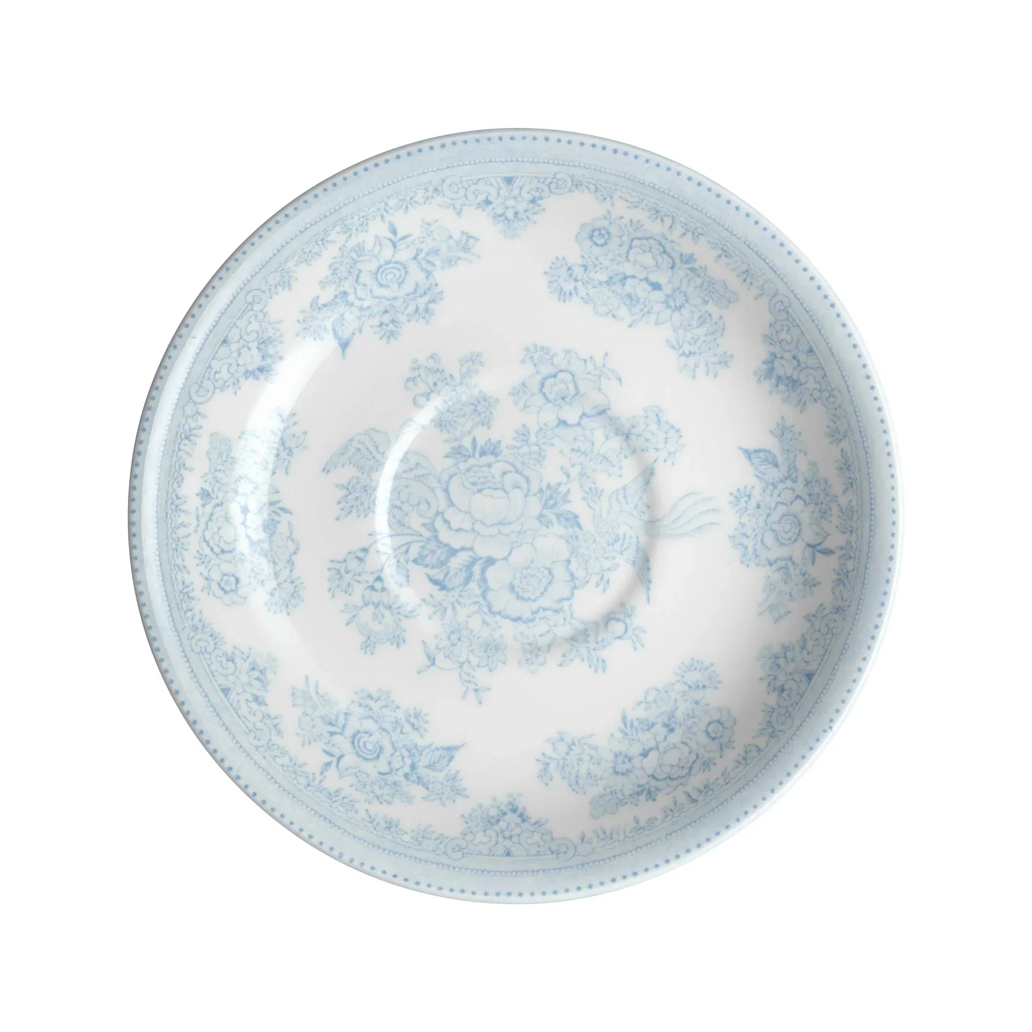Burleigh Blue Asiatic Pheasants Breakfast Saucer