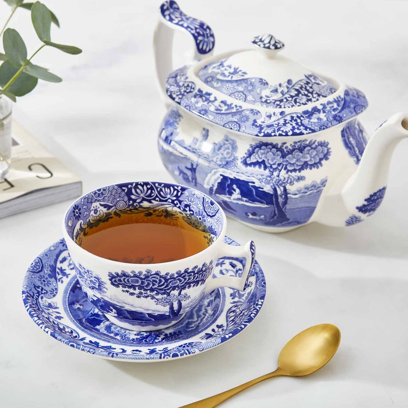 Spode Blue Italian Cup & Saucer