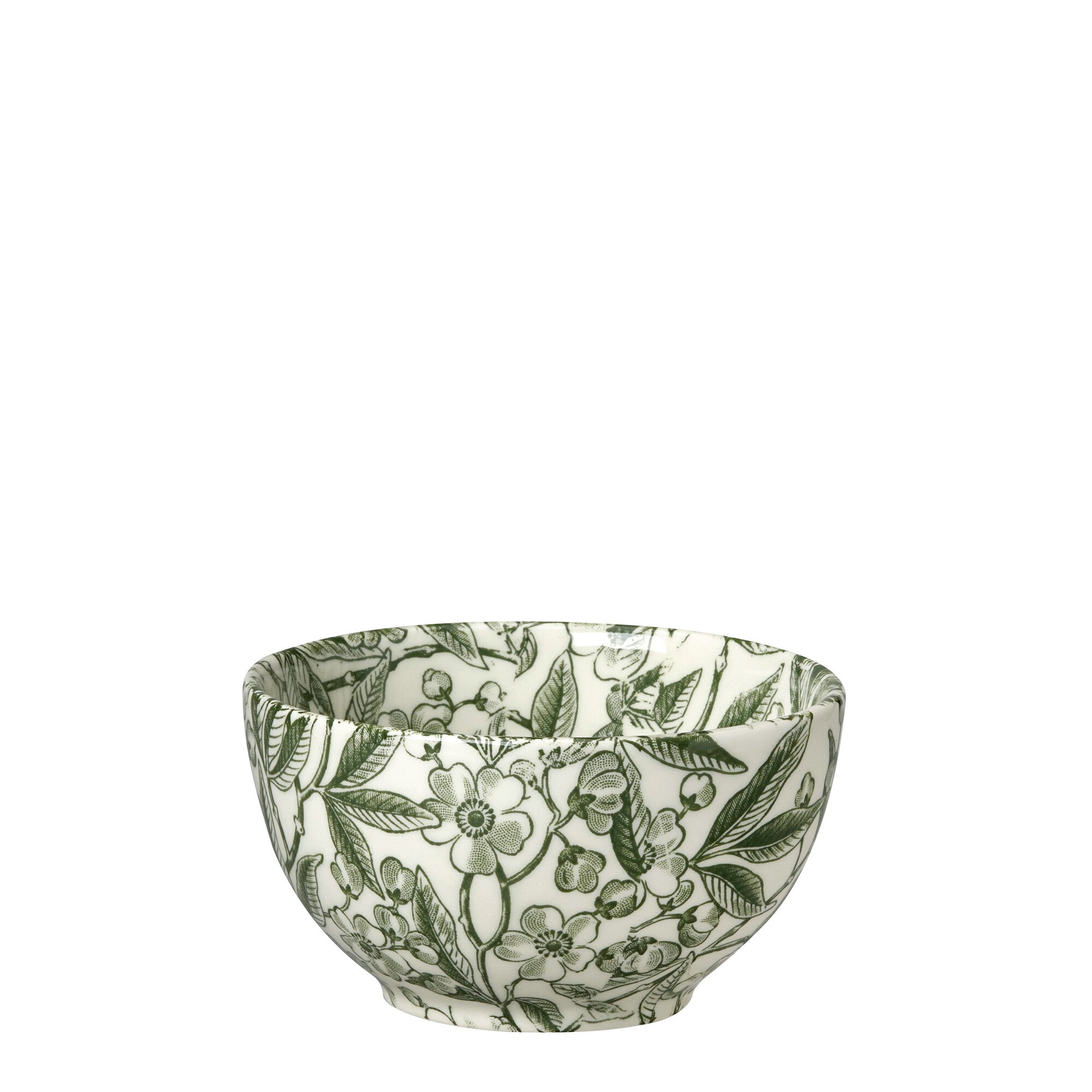 Burleigh Green Prunus Mini Footed Bowl 12cm/5"