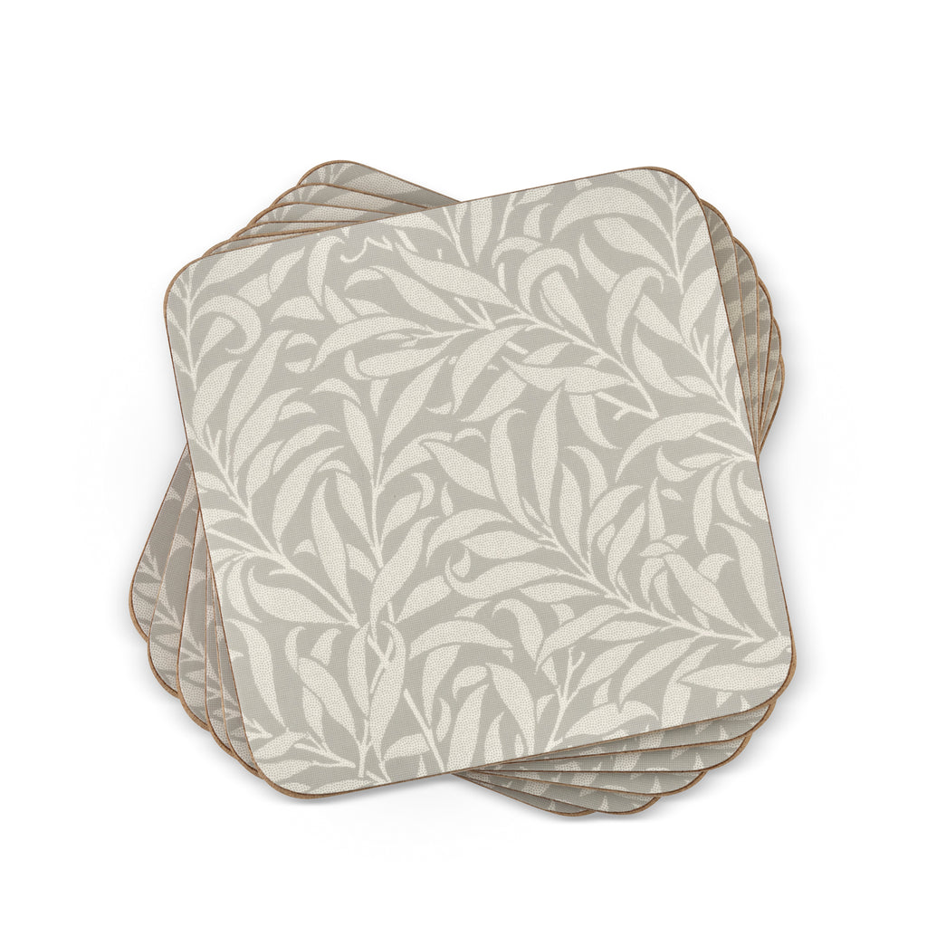 Pure Willow Bough Coasters S/6 (s) 10.5 x 10.5cm Boxed Set