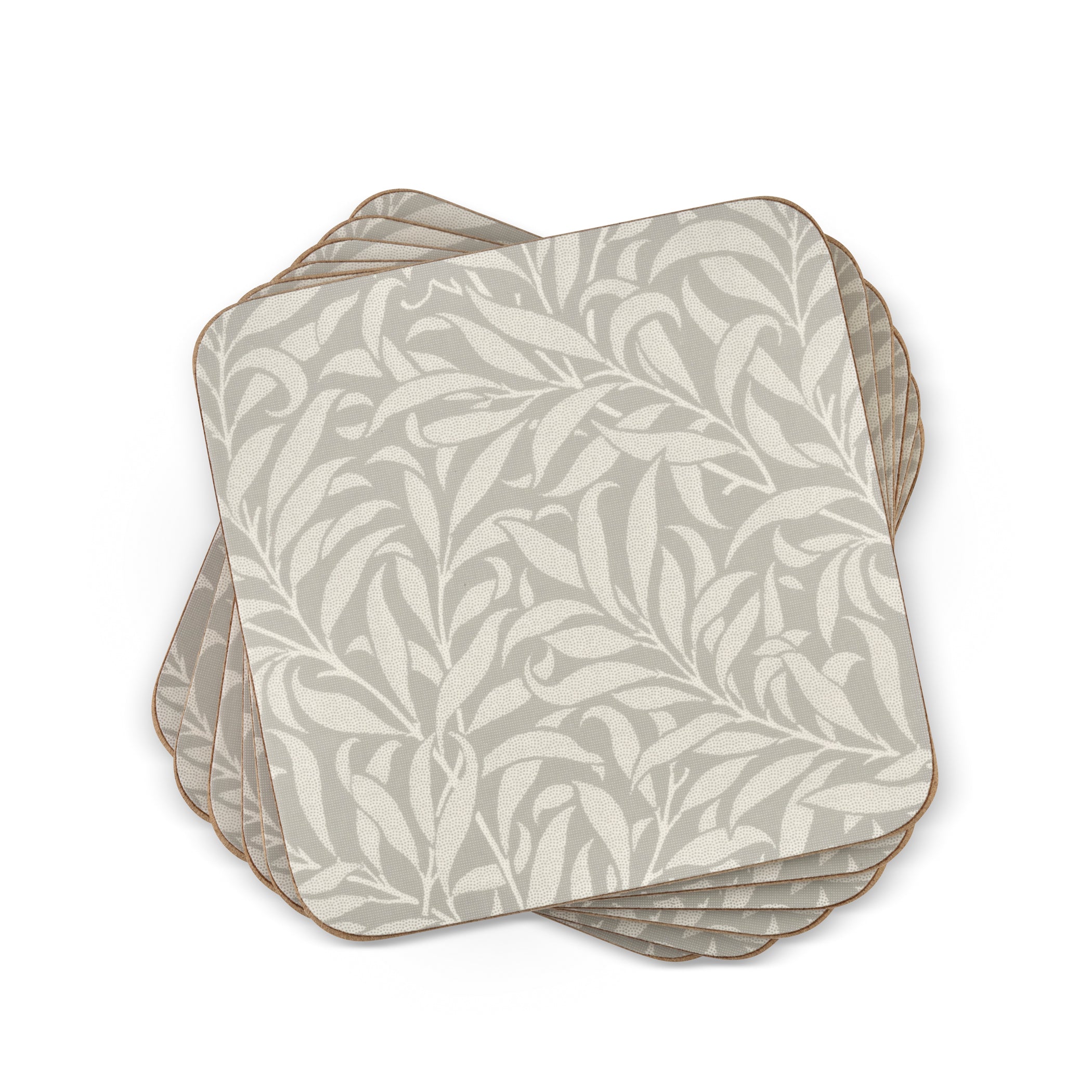 Pure Willow Bough Coasters S/6 (s) 10.5 x 10.5cm Boxed Set
