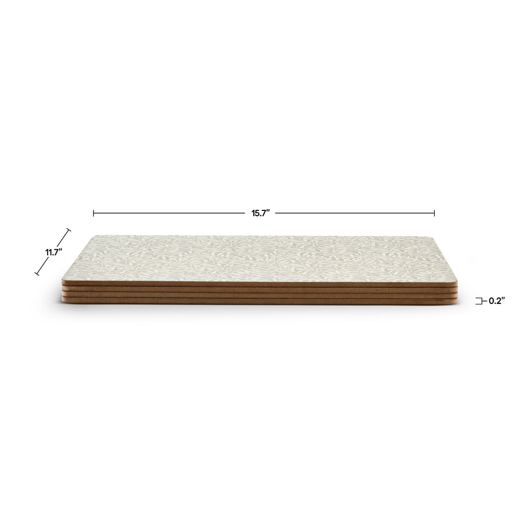 Pure Willow Bough Large Placemats S/4 (s) 40.1 x 29.8cm Boxed Set