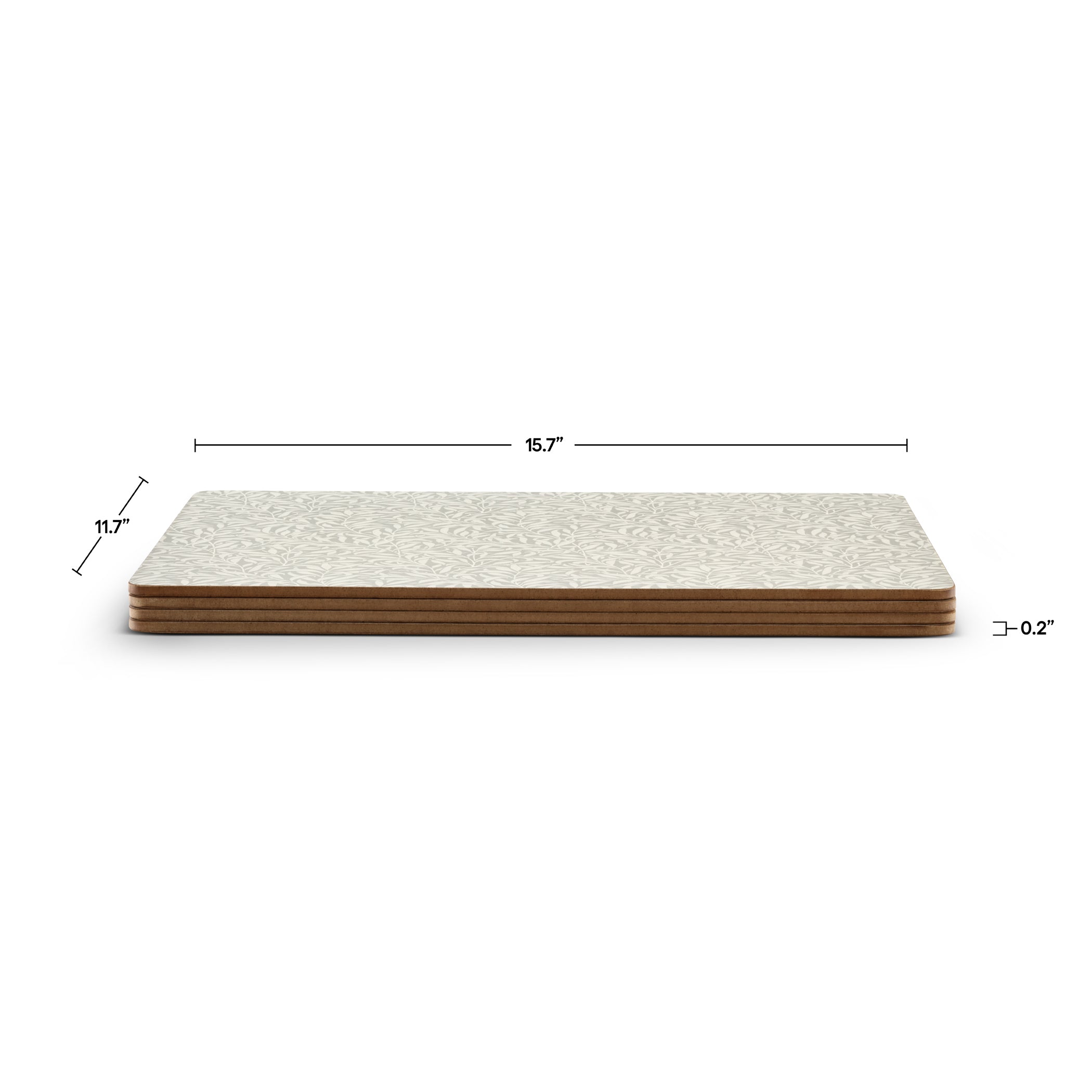 Pure Willow Bough Large Placemats S/4 (s) 40.1 x 29.8cm Boxed Set
