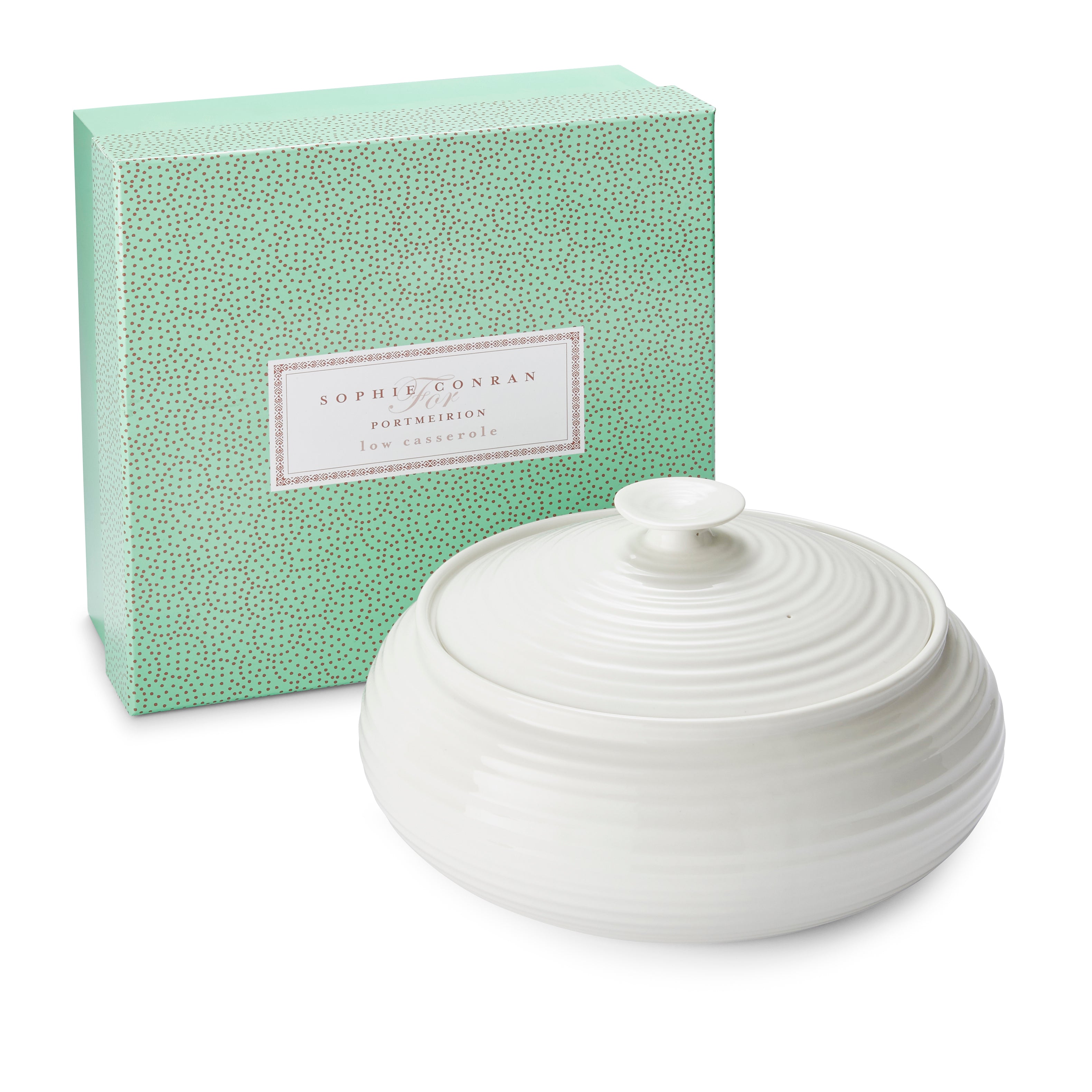 Sophie Conran for Portmeirion Low Casserole 6pt - White 3.4L Single