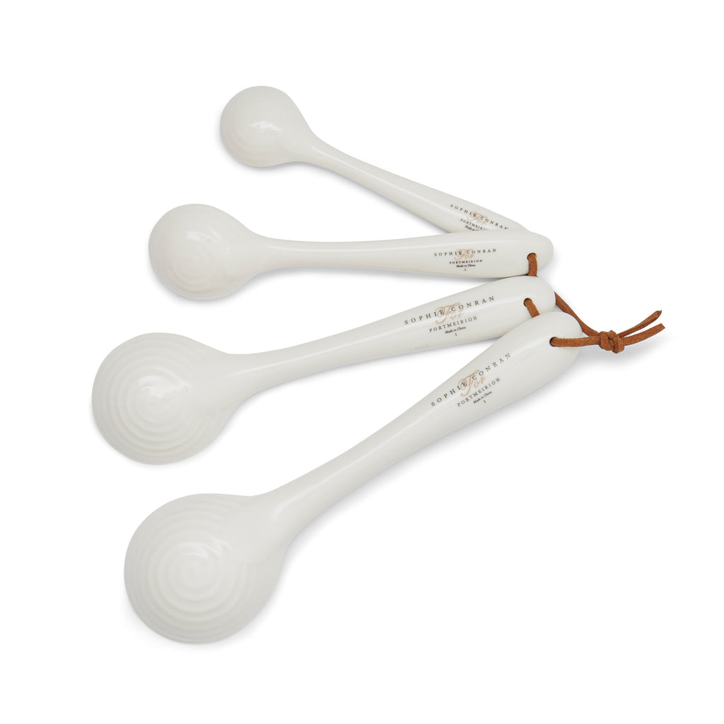 Sophie Conran for Portmeirion Measuring Spoons - White S/4 15ml, 10ml, 5ml, 2.5ml Single