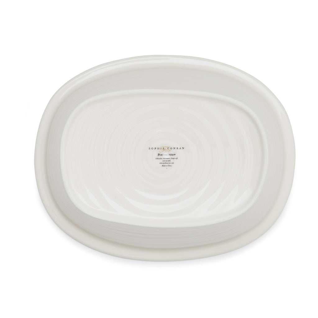 Sophie Conran for Portmeirion Pie Dish Rect. - White 19.5cm x 15.5cm Single