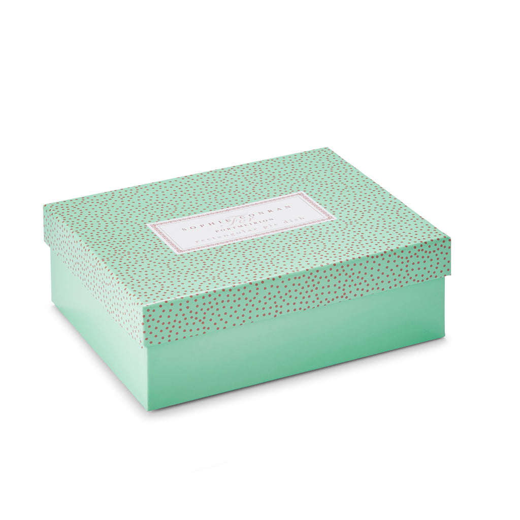 Sophie Conran for Portmeirion Pie Dish Rect. - White 19.5cm x 15.5cm Single