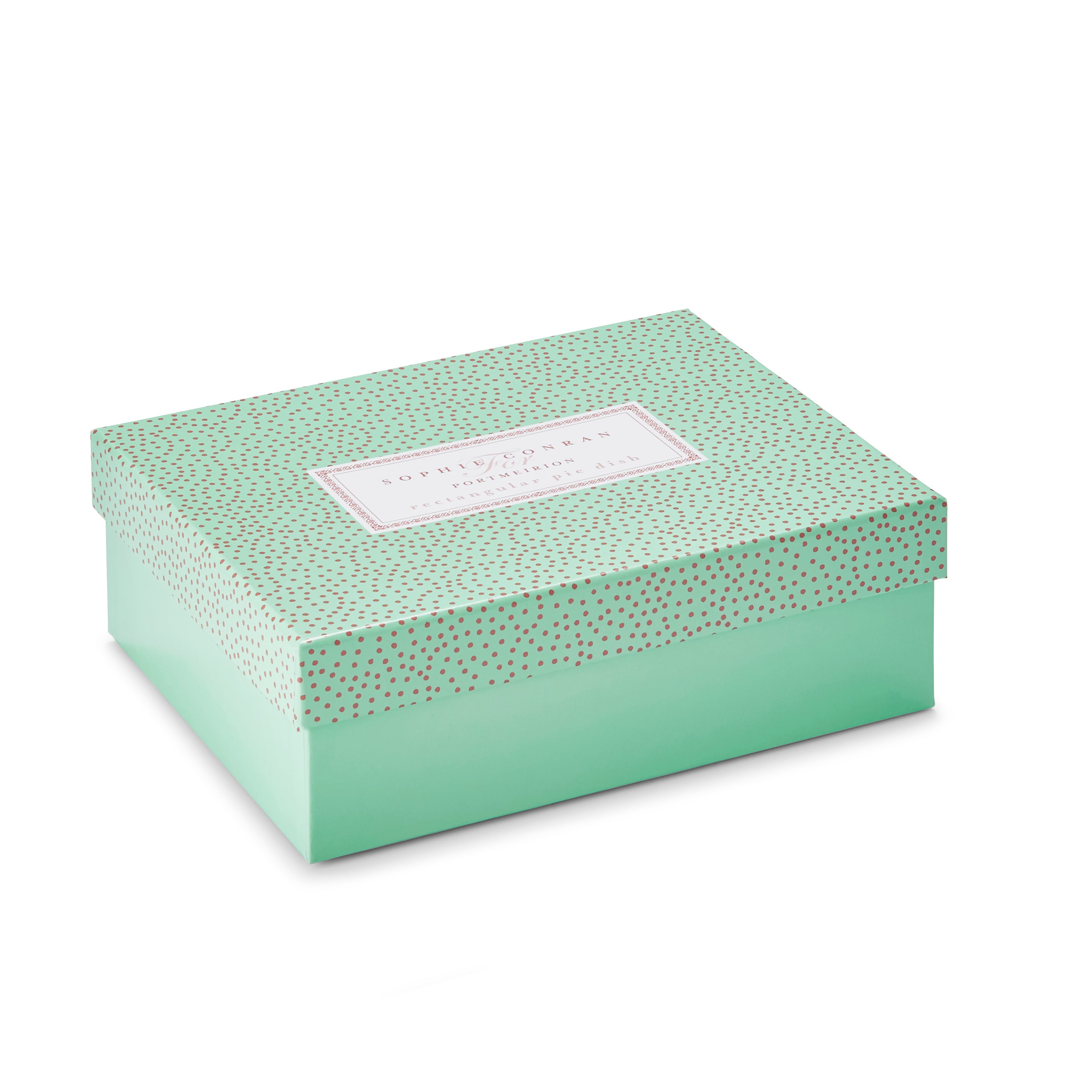 Sophie Conran for Portmeirion Pie Dish Rect. - White 19.5cm x 15.5cm Single