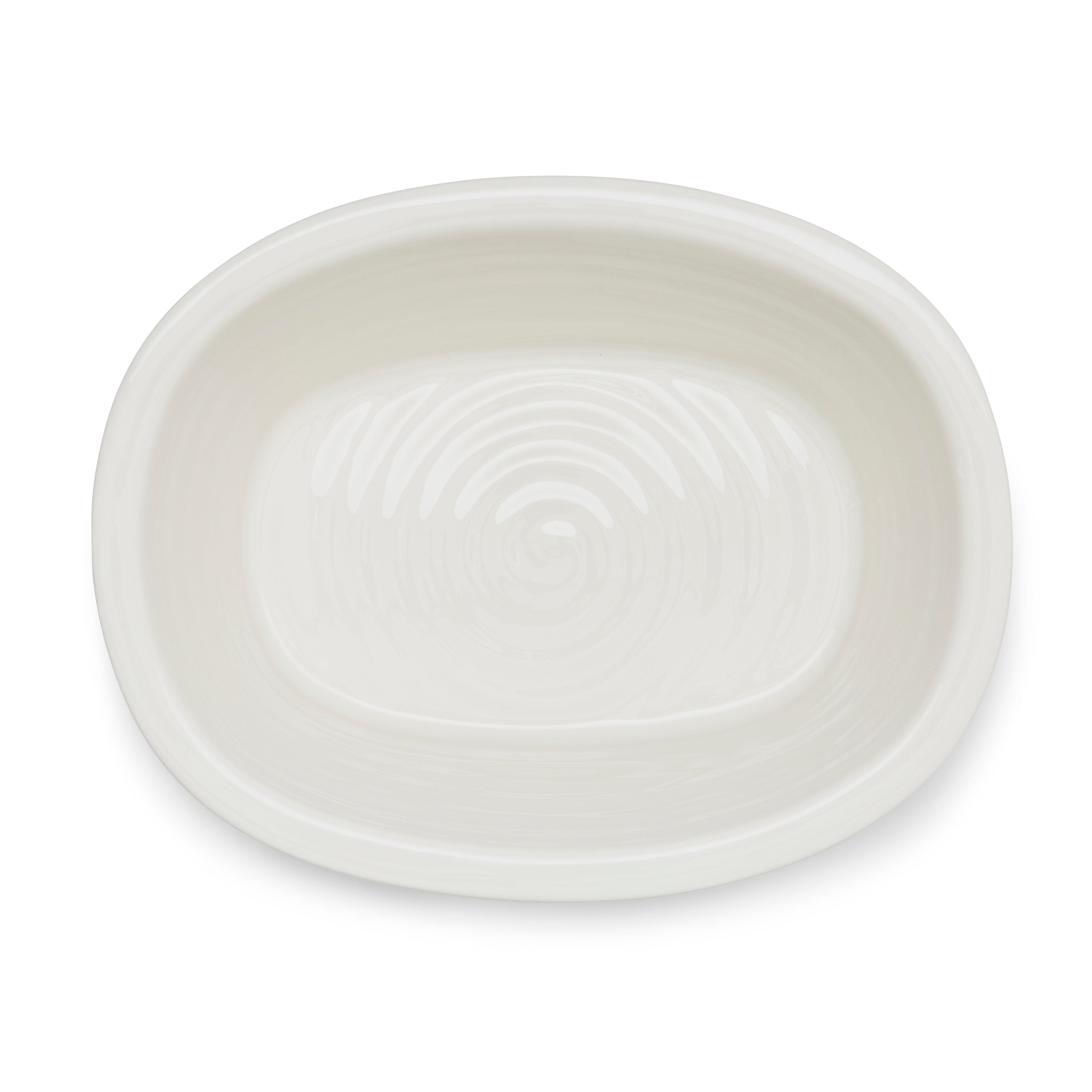 Sophie Conran for Portmeirion Pie Dish Rect. - White 19.5cm x 15.5cm Single