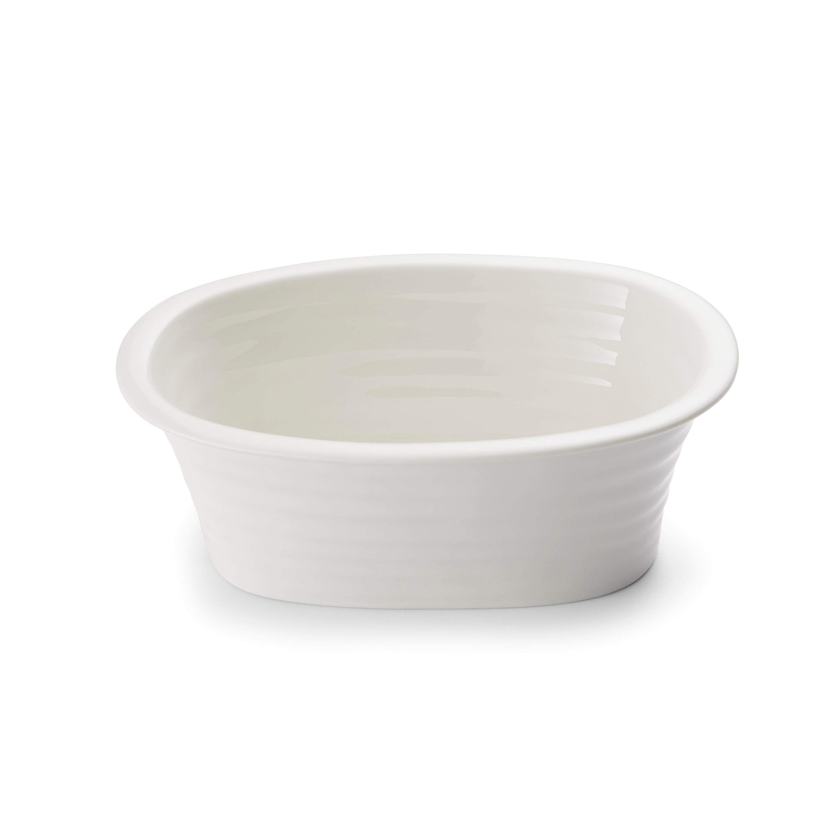 Sophie Conran for Portmeirion Pie Dish Rect. - White 19.5cm x 15.5cm Single