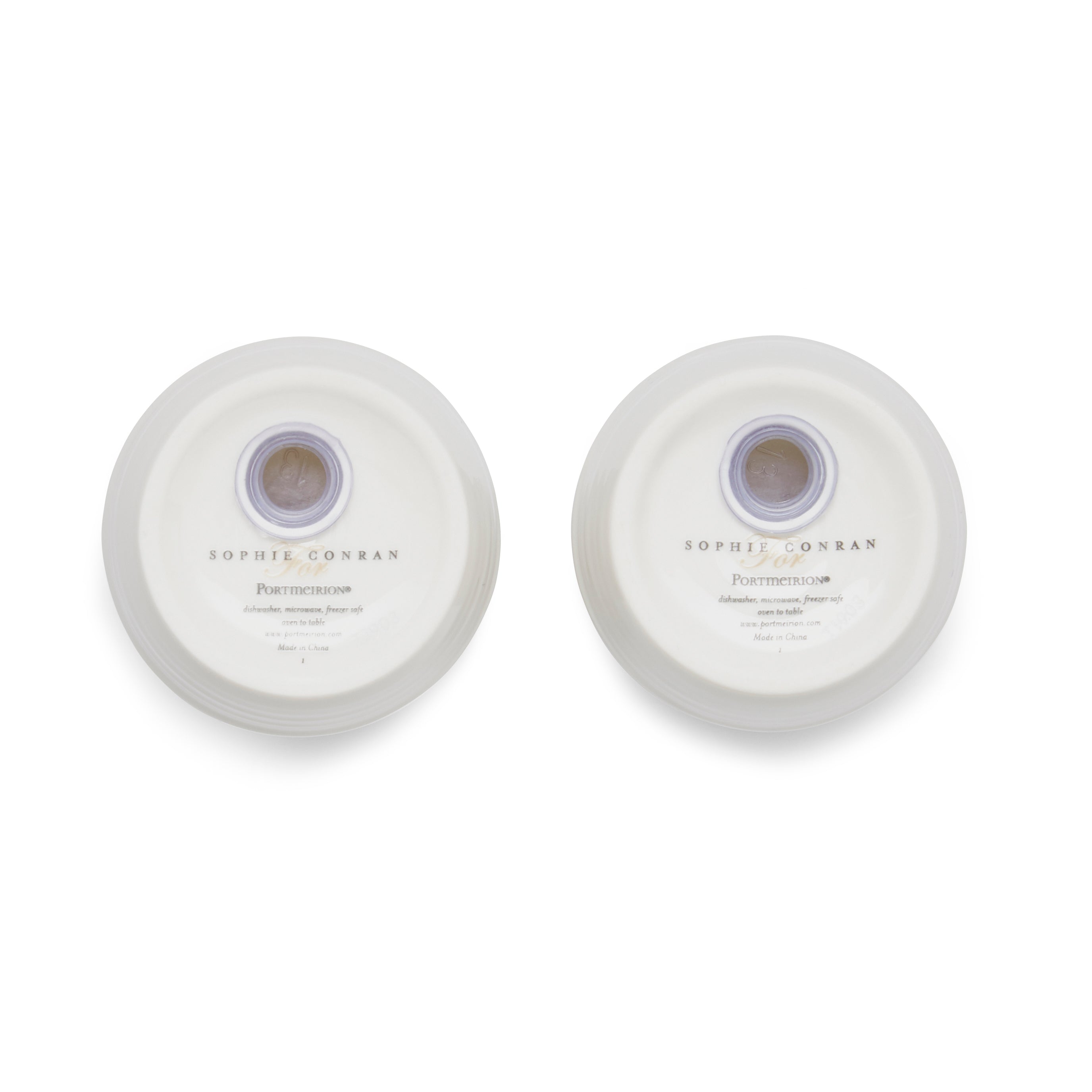Sophie Conran for Portmeirion Salt & Pepper - White 6.4cm Single