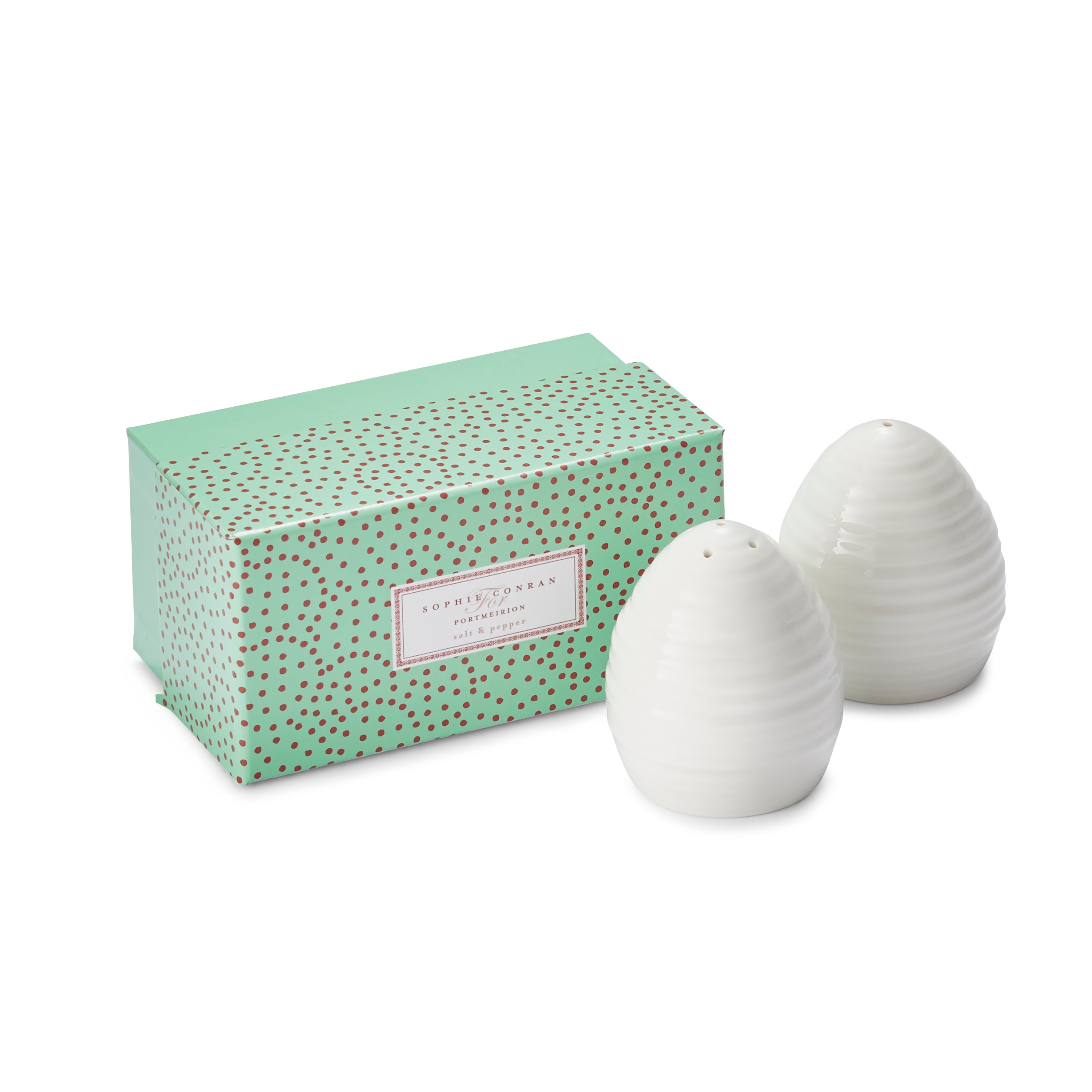 Sophie Conran for Portmeirion Salt & Pepper - White 6.4cm Single