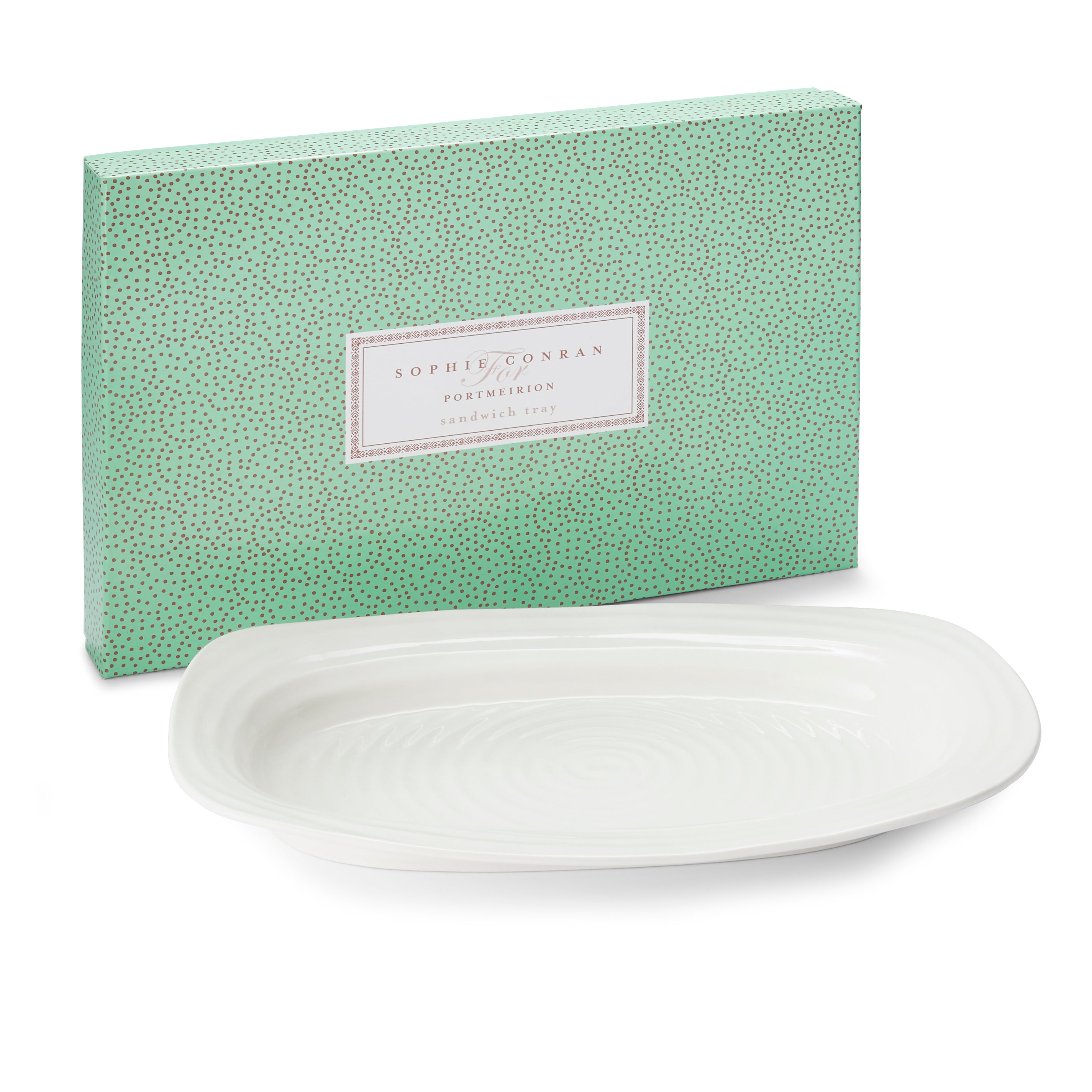 Sophie Conran for Portmeirion Sandwich Tray -White 34.5 x 23cm Single
