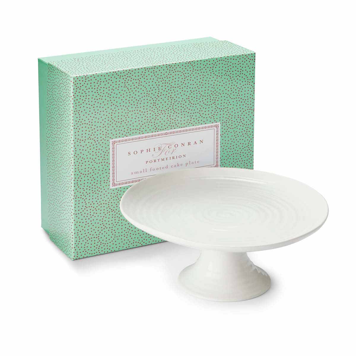 Sophie Conran for Portmeirion Mini Cake Stand - White 16.6cm Single