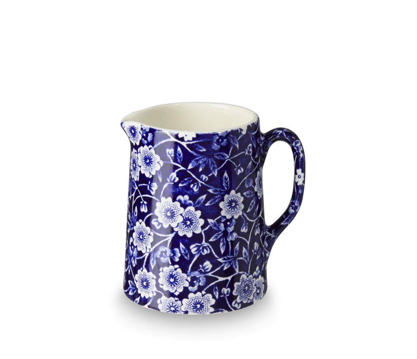 Burleigh Blue Calico Tankard Jug Mini 160ml