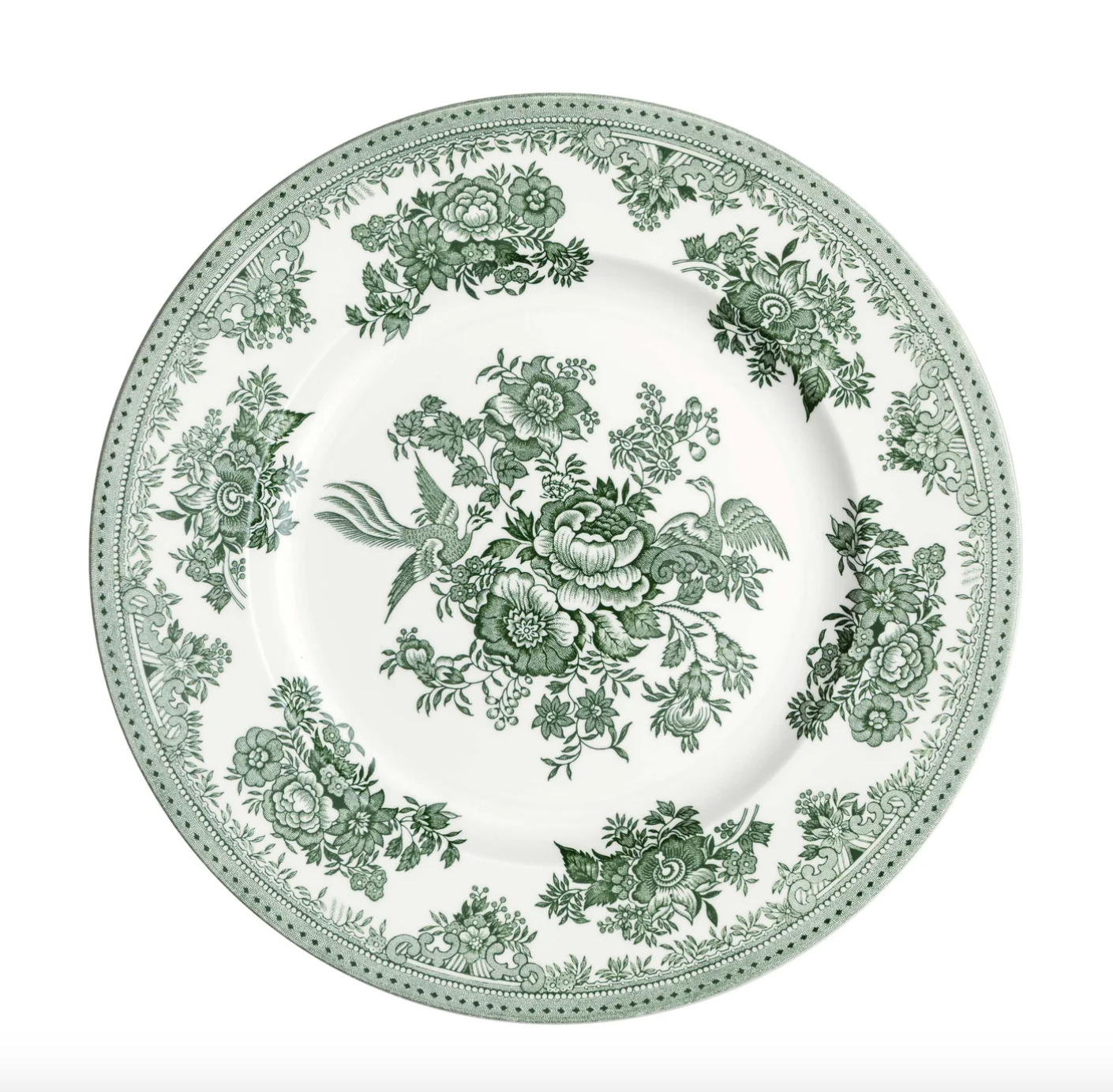 Burleigh Green Asiatic Pheasant Plate 25cm