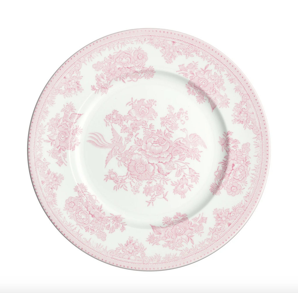 Burleigh Pink Asiatic Pheasants Plate 22cm
