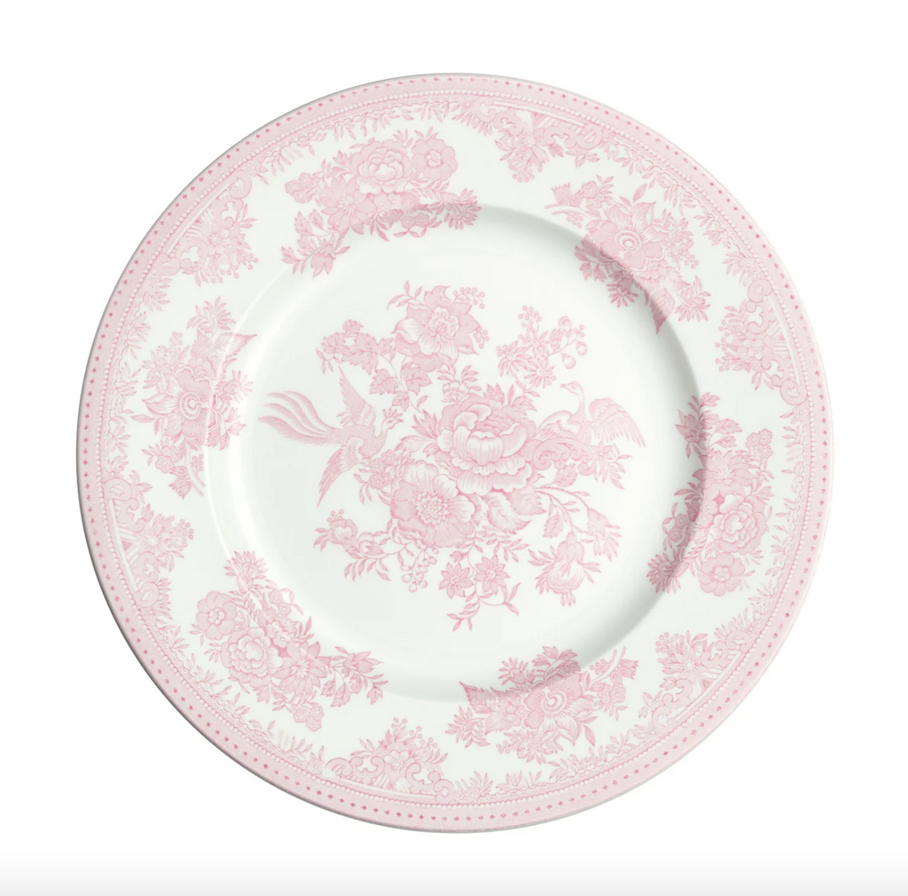 Burleigh Pink Asiatic Pheasants Plate 25cm