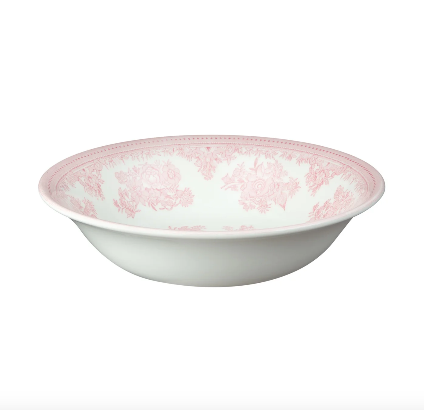 Burleigh Pink Asiatic Pheasants Pudding/Soup Bowl 20.5cm
