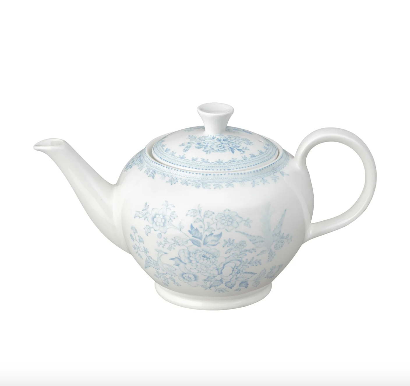Burleigh Blue Asiatic Pheasants Teapot Large 800ml/1.5pt