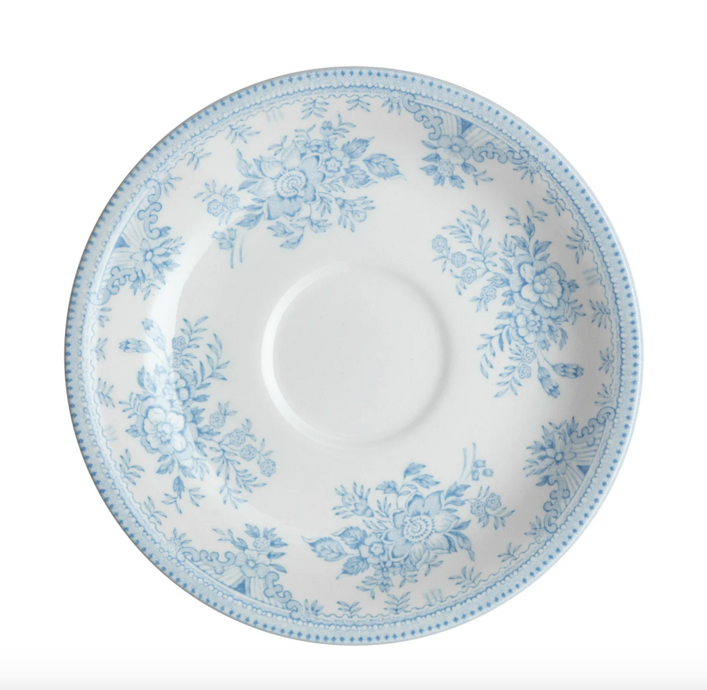 Burleigh Blue Asiatic Pheasants Tea Saucer
