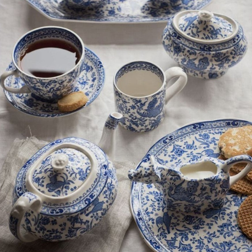 Burleigh Blue Regal Peacock Mug 284ml