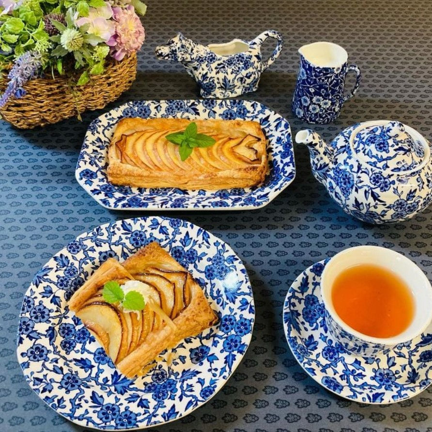 Burleigh Blue Arden Teacup 3 Piece Gift Set