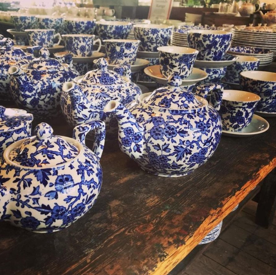Burleigh Blue Arden Teapot Large 800ml/1.5pt