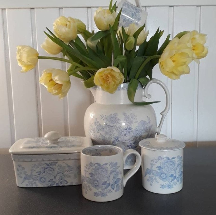 Burleigh Blue Asiatic Pheasants Mug 284ml