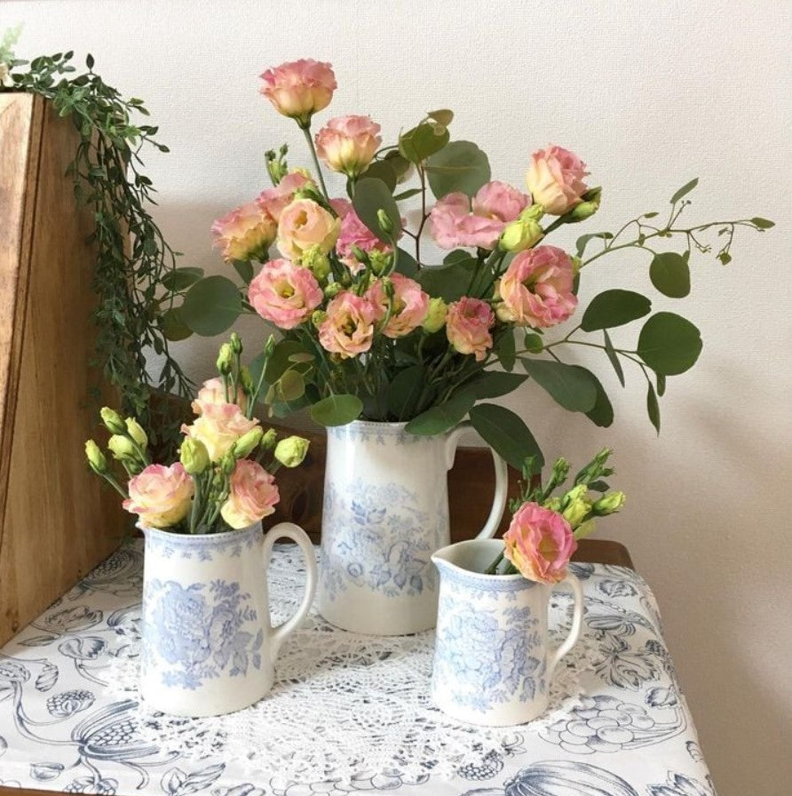 Burleigh Blue Asiatic Pheasants Tankard Jug Mini 160ml