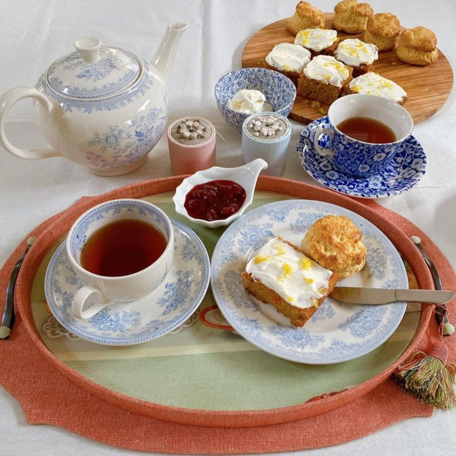 Burleigh Blue Asiatic Pheasants Small Teapot 400ml Gift Box