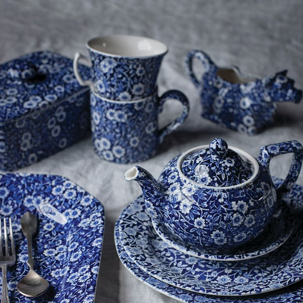 Burleigh Blue Calico Teapot Small 400ml