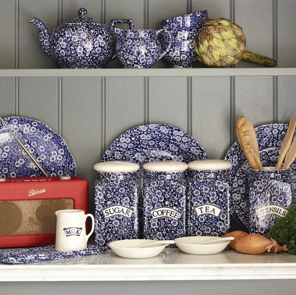 Burleigh Blue Calico Dutch Jug Small 284ml